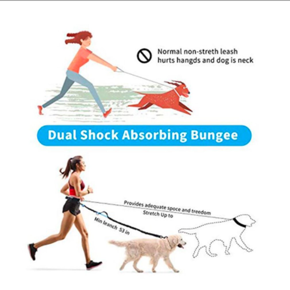 Hands-Free Running Dog Leash