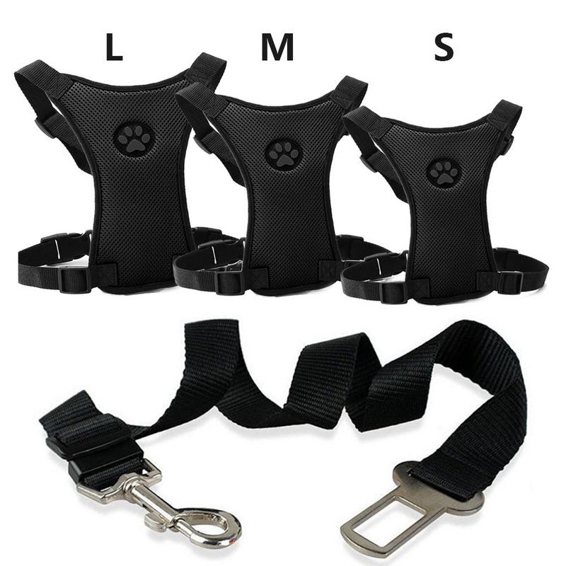 Dog Safety Chest Car Straps