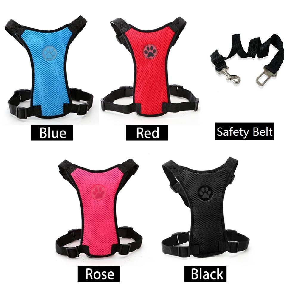 Dog Safety Chest Car Straps