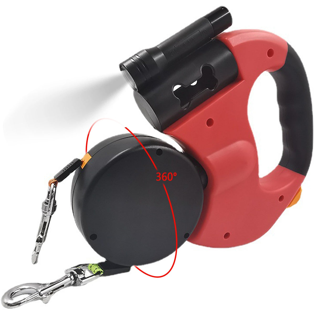 Retractable Dog Leash with Light