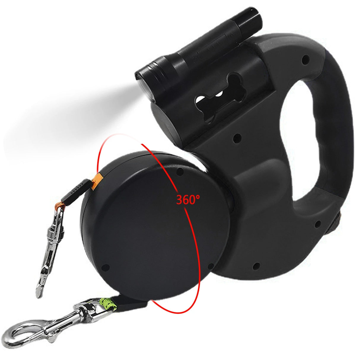 Retractable Dog Leash with Light