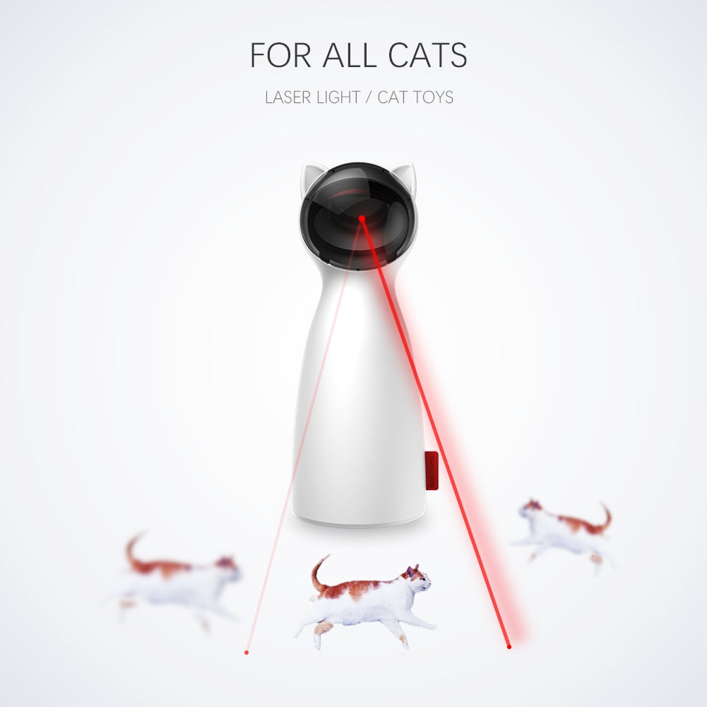 Interactive Laser 360 Degree Rotation Electronic Cat Toy