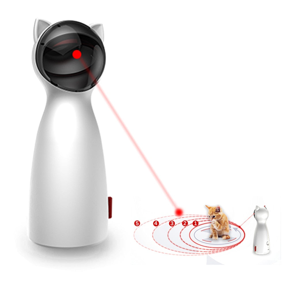 Interactive Laser 360 Degree Rotation Electronic Cat Toy