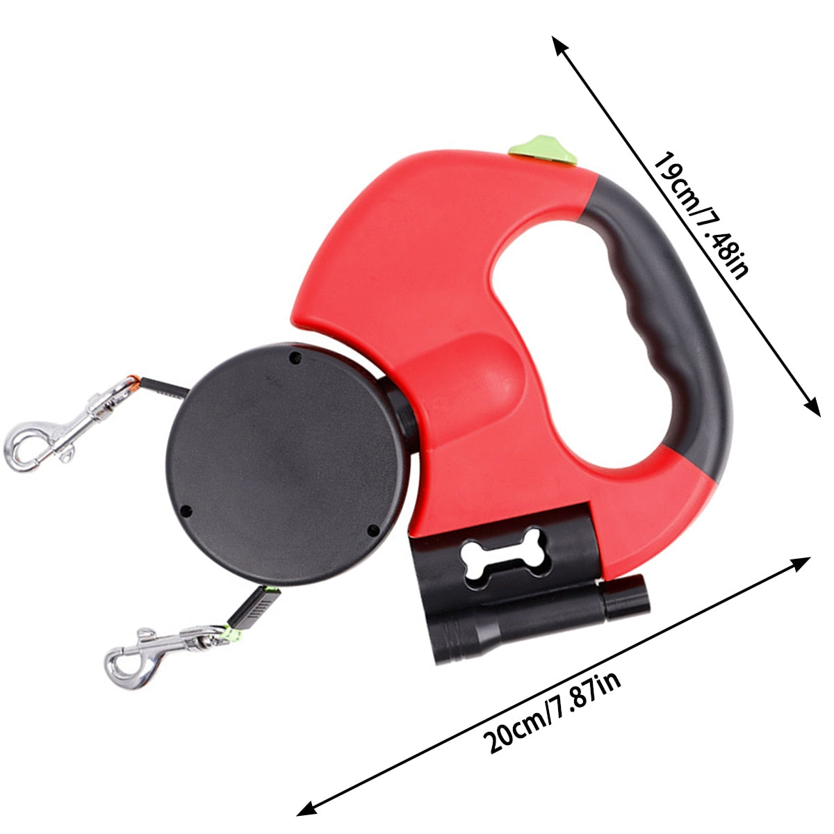 Retractable Dog Leash with Light